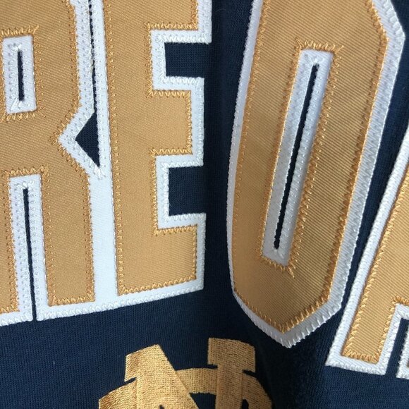 VINTAGE 90'S MEN'S LEE SPORT NOTRE DAME LONG SLEEVE EMBROIDERED LOGO MED. NWT - Picture 2 of 9